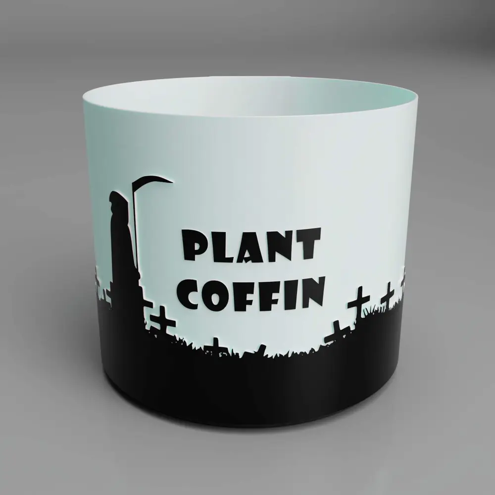 Plant Coffin - Funny Wall Mounted Planter
