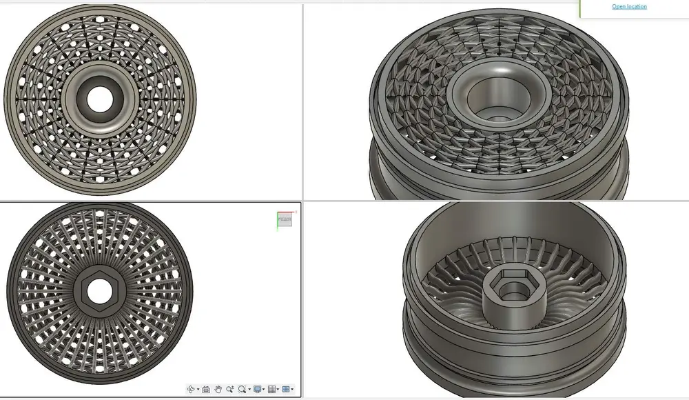 1/8th scale Buggy Wheel