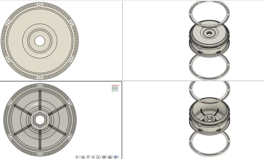 !/8 scale BEAD LOCK Buggy Wheel