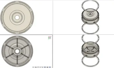 !/8 scale BEAD LOCK Buggy Wheel