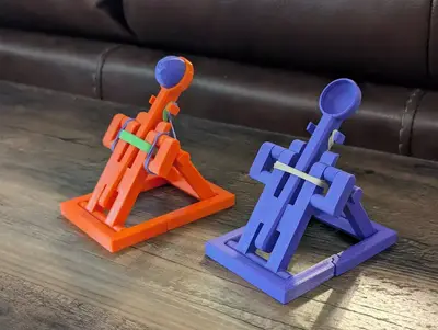 Print in Place "Pop-up" Catapult