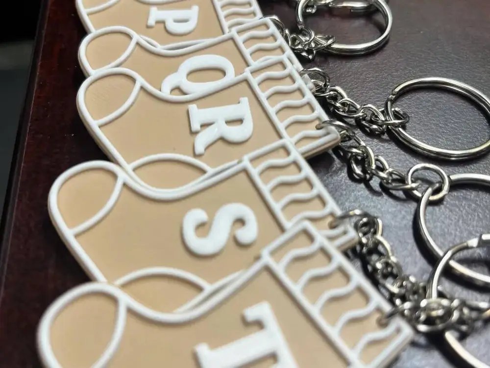 Christmas Stocking Gingerbread Cookie Ornament / key Chain Alphabet Letters