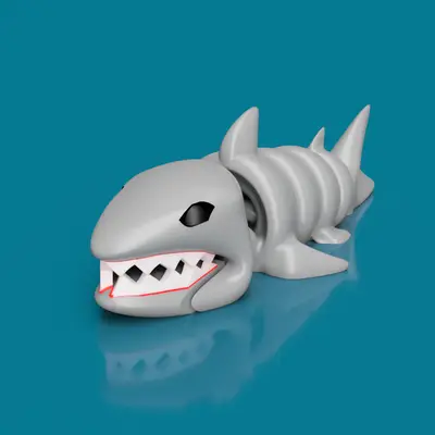 Articulated Shark Fidget Toy V2.0