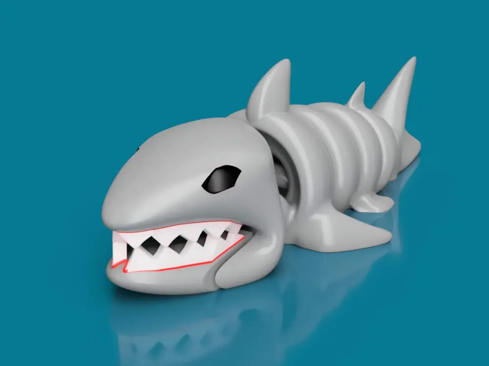 Articulated Shark Fidget Toy V2.0