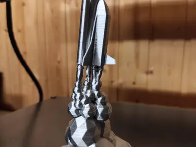 Space shuttle New Low Poly