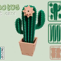 Cactus Kit card - Makeronline - More Than Fun
