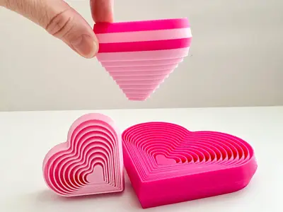 Heart Layered Fidget Toy