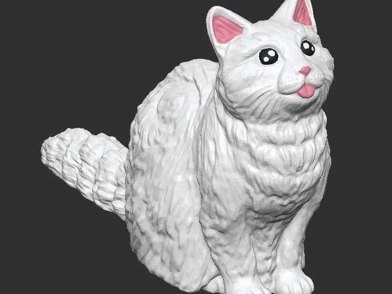 Fluffy Feline - Multicolour