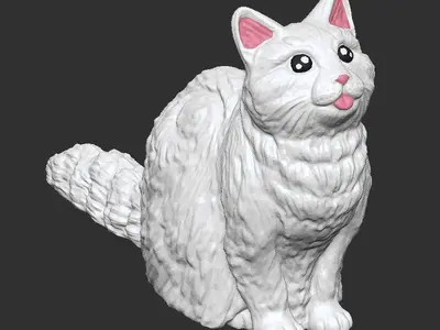 Fluffy Feline - Multicolour