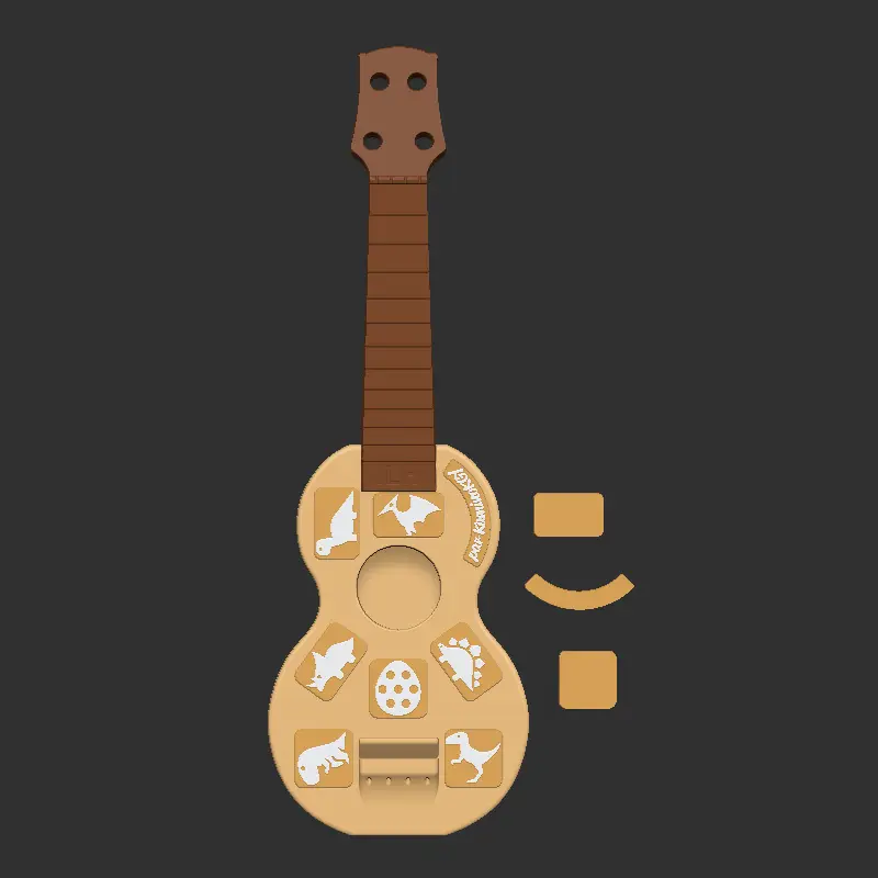 Customizable and fully functional ukulele (tested by a professional musician) No Support required