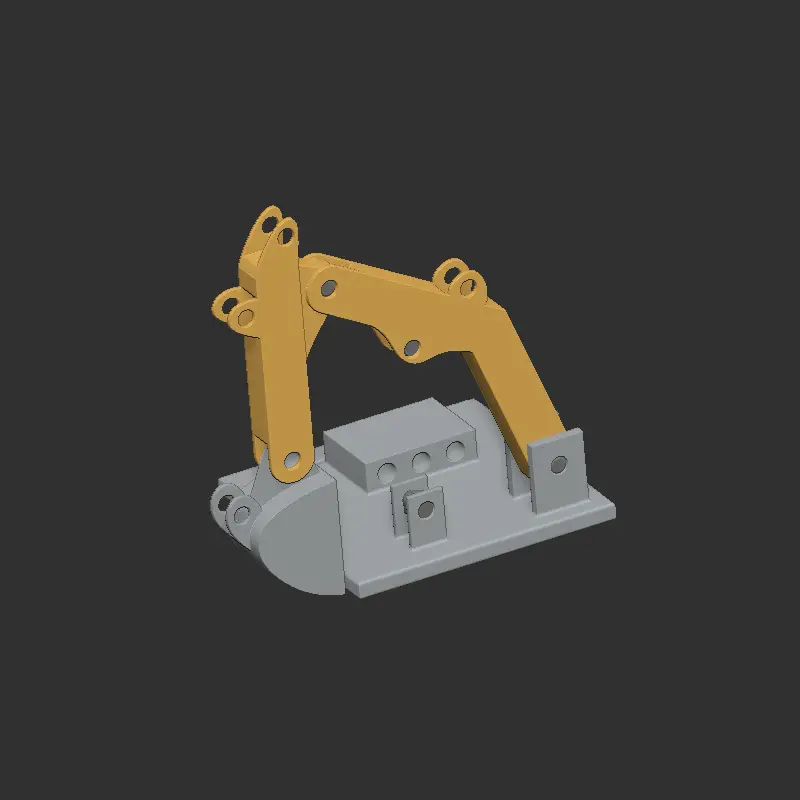 Hydraulic excavator - multicolour