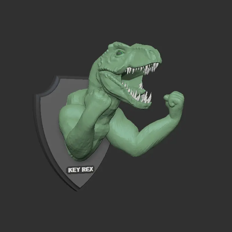Jurassic Keychain Hanger - Multicolour