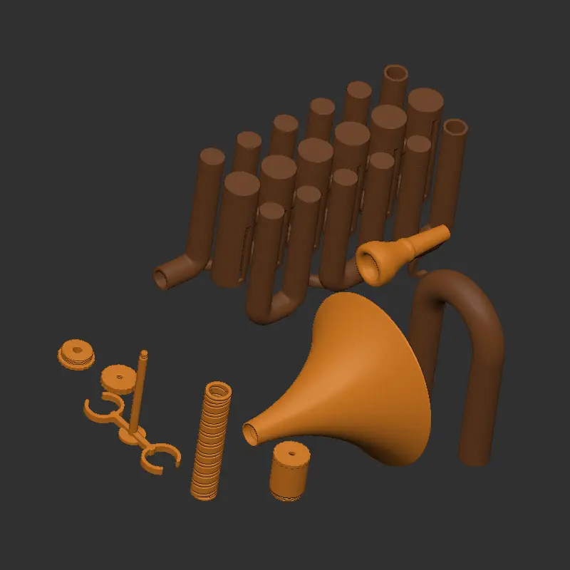 Overly-Complicated Trumpet (fully 3d printed!) - project