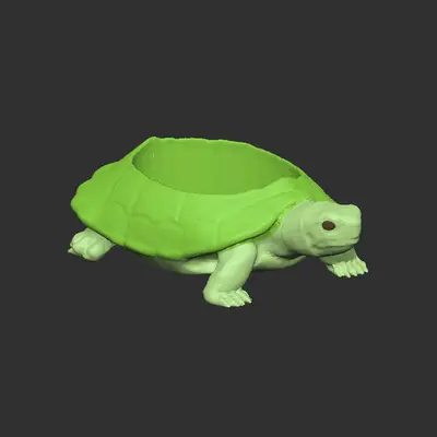 Jade Turtle Planter Pot - Multicolour