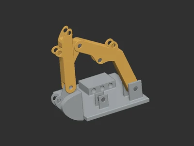 Hydraulic excavator - multicolour