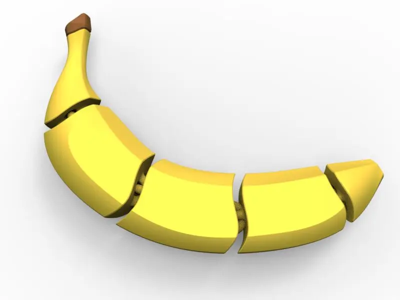 Articulated Golden Banana