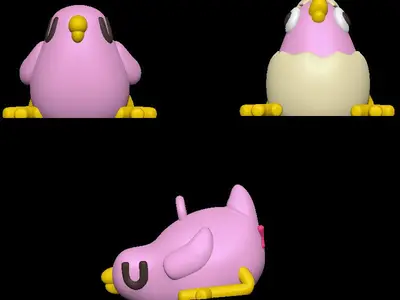 Baby chicks Keychain