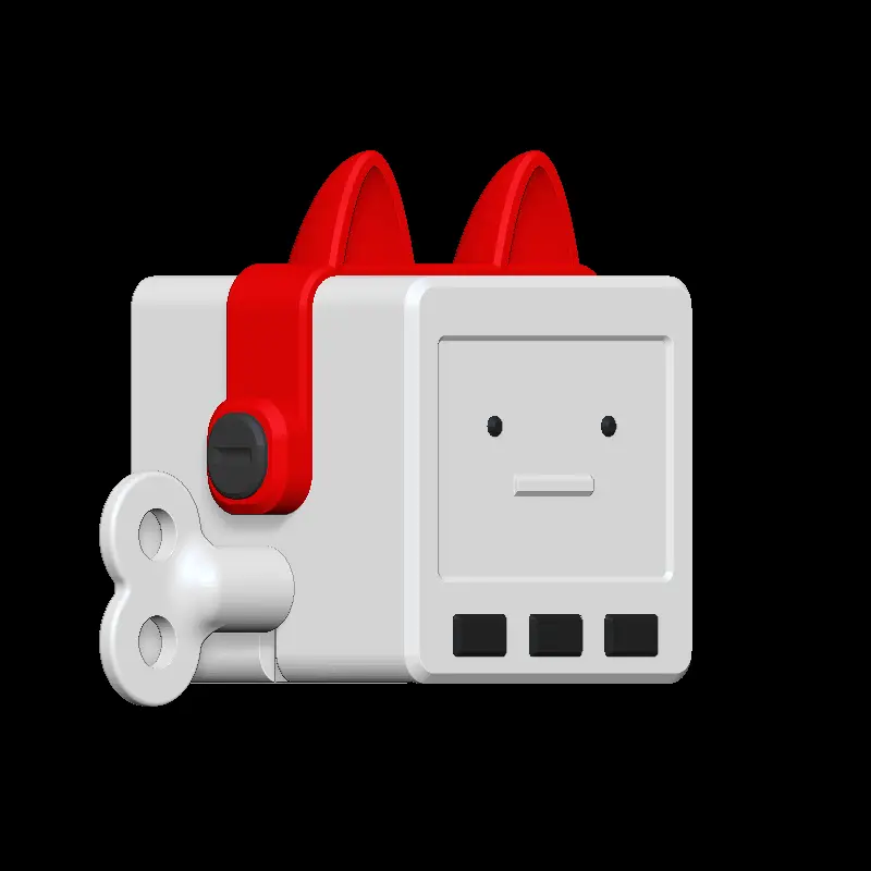 Cubeboy wind-up toy