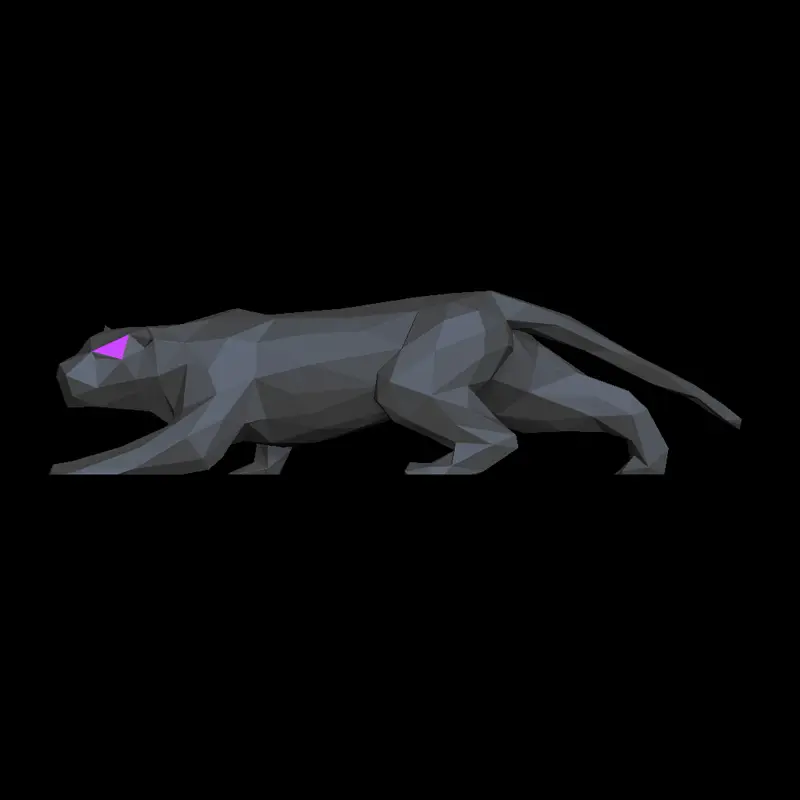 Polygonal Panther
