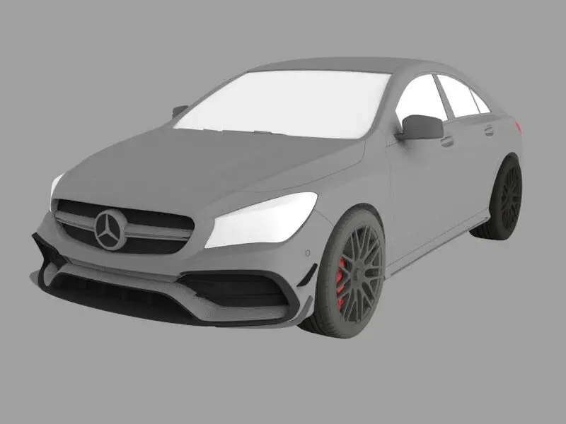 Silver Sports Car