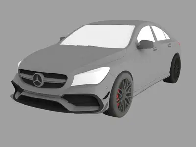 Silver Sports Car