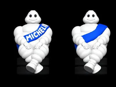 Michelin Bibendum puppet