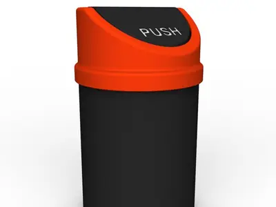 Mini Desktop Trash Can