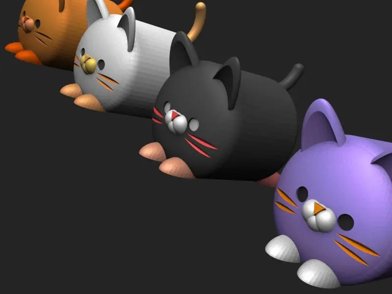 Colourful Kitty - Multicolour