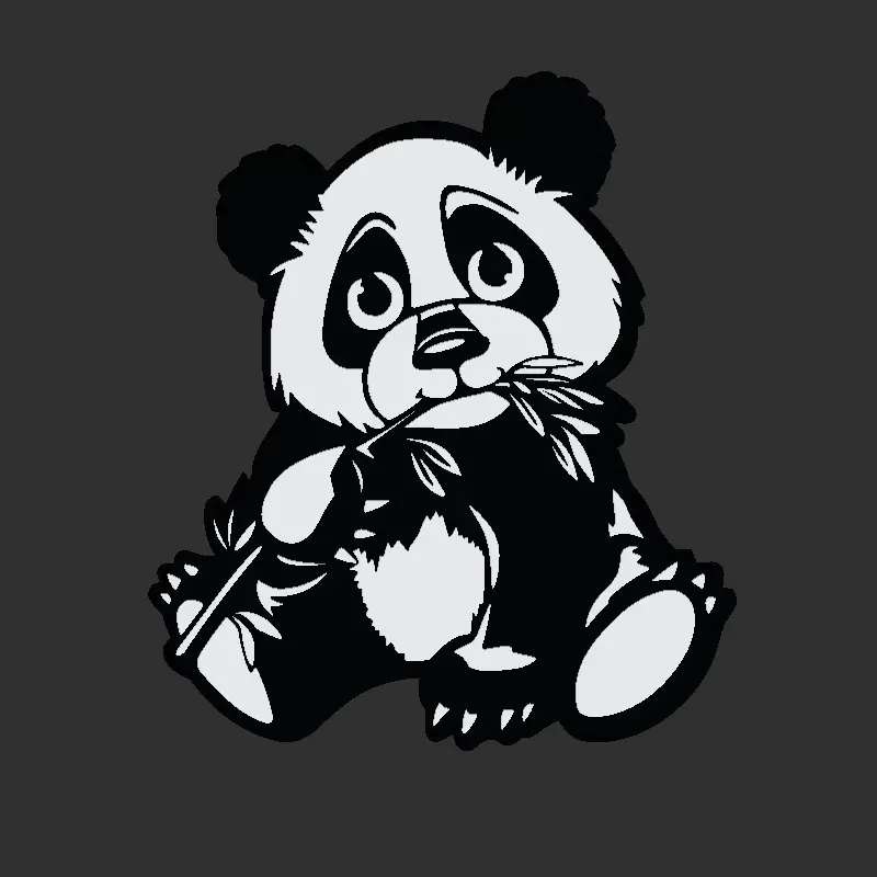 Panda led light lamp