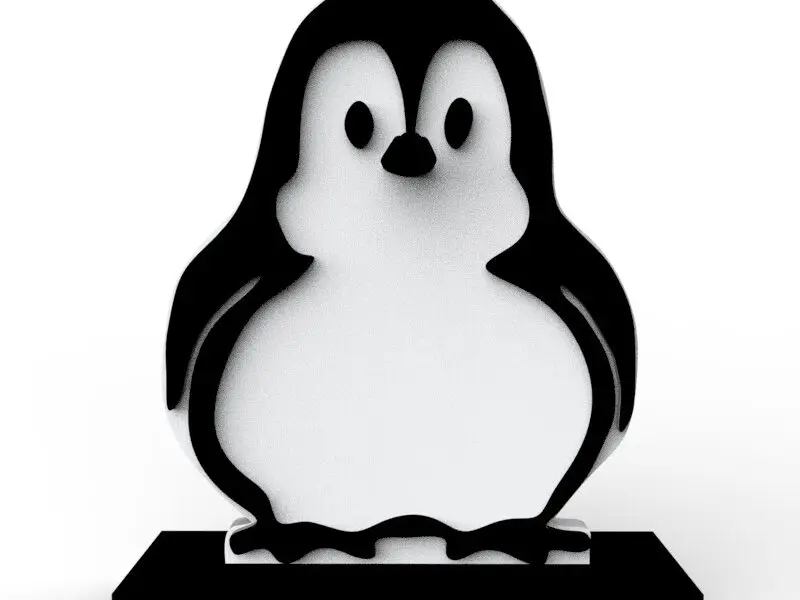Penguin Eyeglass Holder - Multicolour