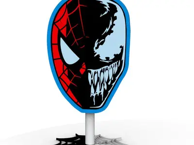 Venom Spider-Man lightbox