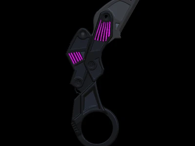 Clicky Foldable Karambit utility knife