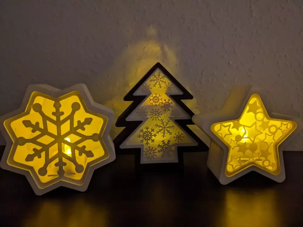 Christmas tree lightbox (Modular & hot swappable panel)