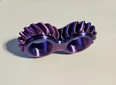 Helical Gear Fidget - Snap fit