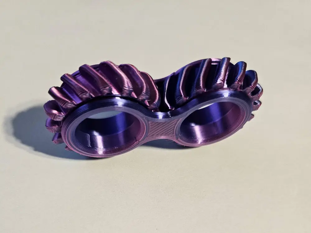 Helical Gear Fidget - Snap fit