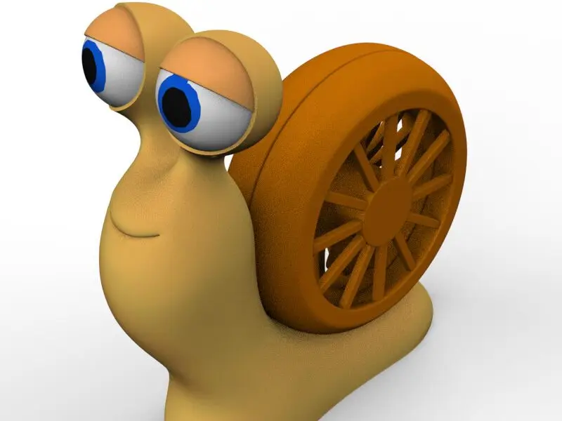 Golden Snail Fans - Multicolour