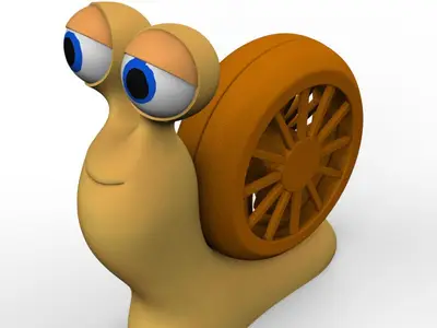 Golden Snail Fans - Multicolour