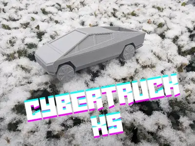 CYBERTRUCK- XS: Print-In-Place