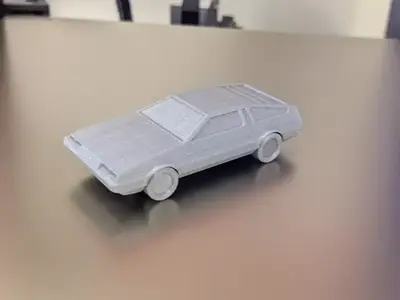 Mini-DMC DeLorean: Print-In-Place