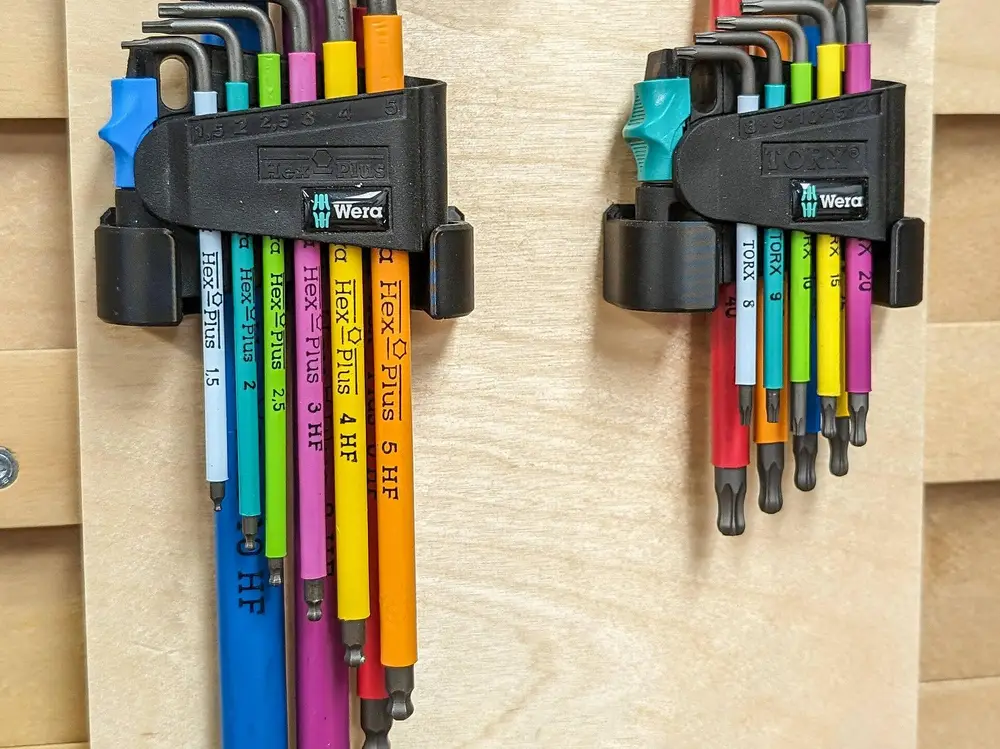 Wera Hex-Plus and Torx Alan Keys Holder