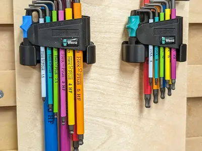 Wera Hex-Plus and Torx Alan Keys Holder