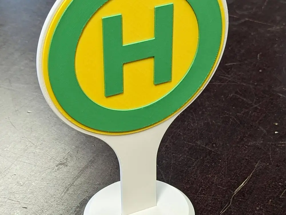 Bus-Stop Sign - Busthaltestelle Schild