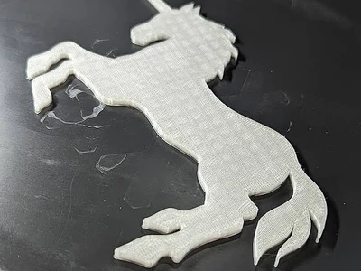 Unicorn Silhouett Plate / Einhorn
