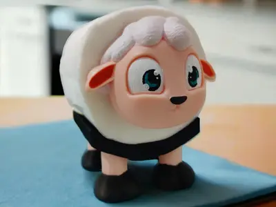 Sheep Toilet Paper Holder ( Support Free )