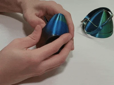 Surprise Easter Egg. Breakable Kinder DIY