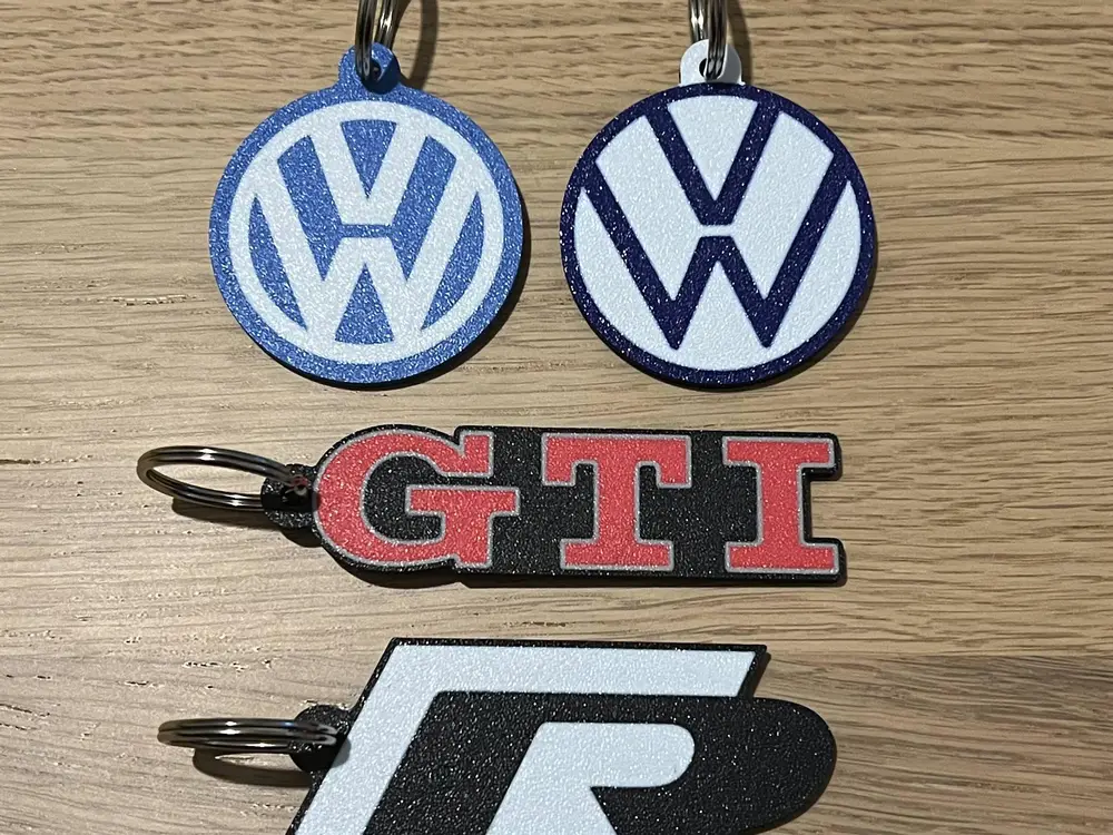 VW Volkswagen keychain - R keychain