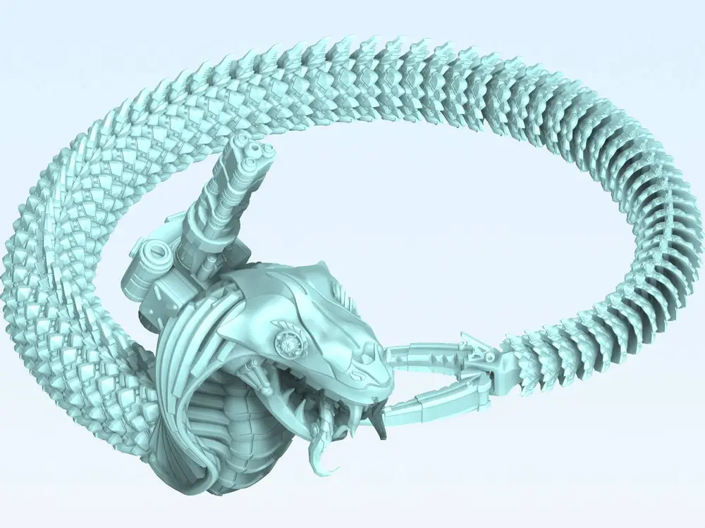Articulated Mechanical Cobra