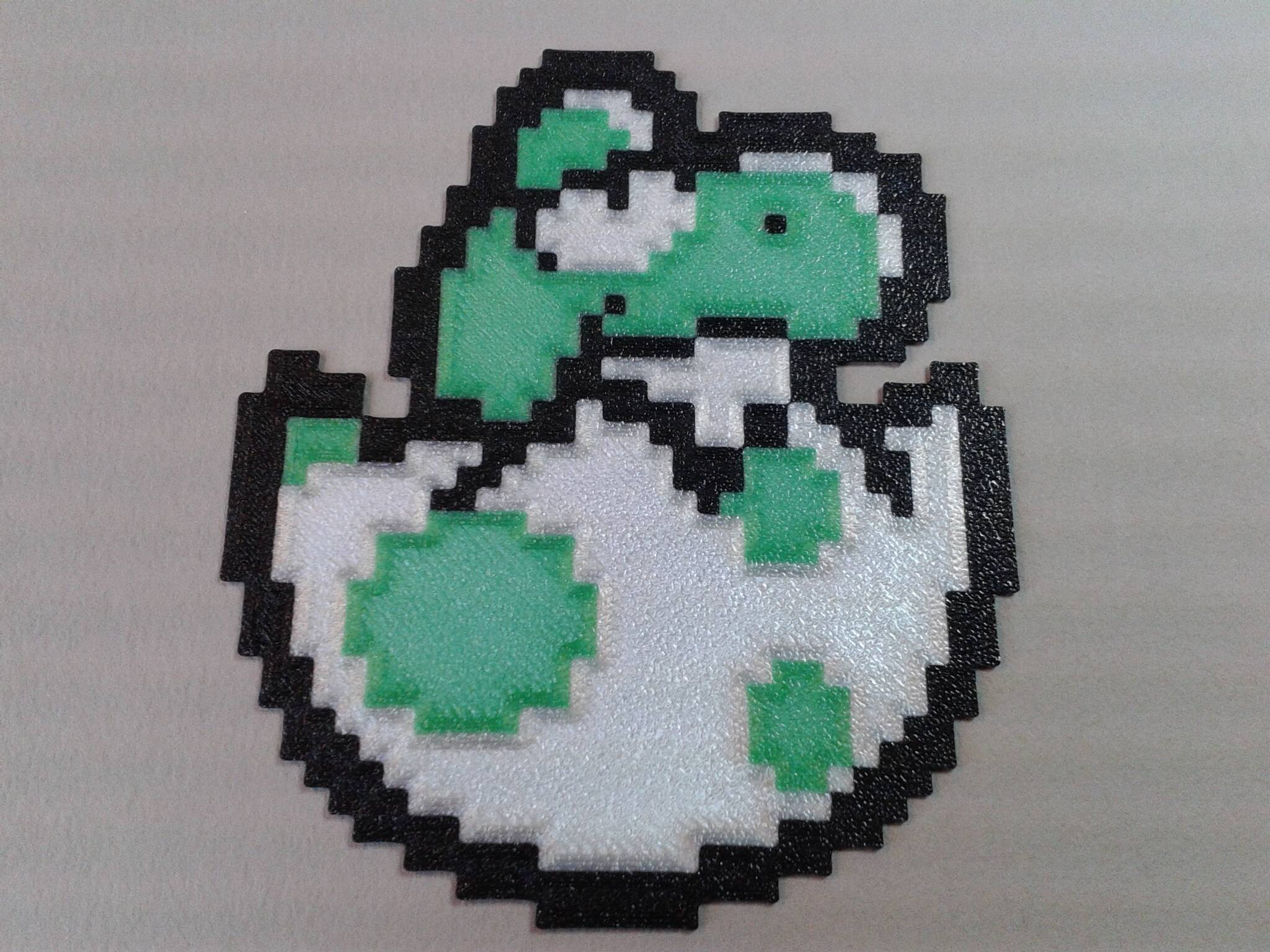 NES - Yoshi Mario and Yoshi - Title Screen - Baby Yoshi Egg