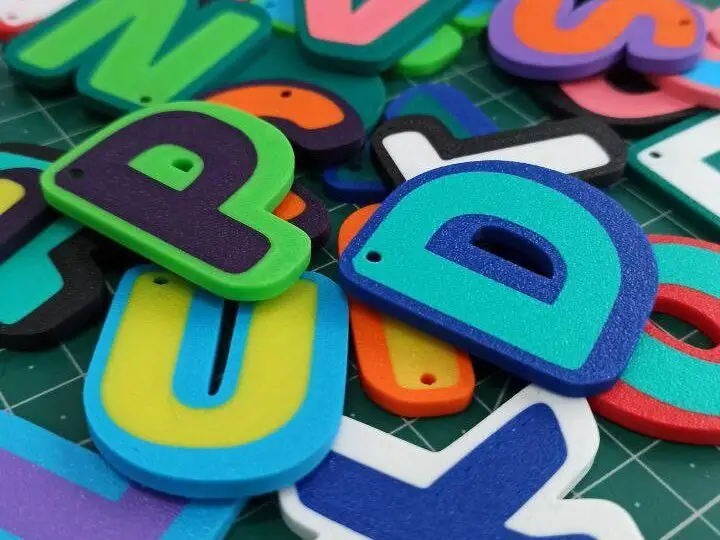 ALPHABET KEYCHAIN