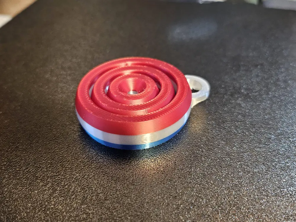 Spinning Gyro Fidget Keychain